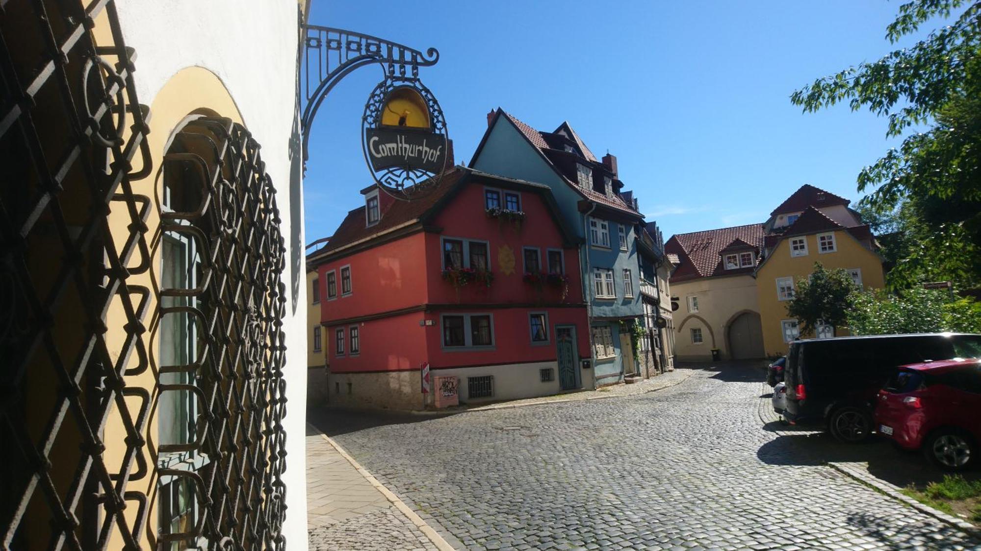 Haus Zum Kleinen Helm Apartment Erfurt Luaran gambar